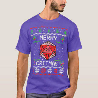 Merry Critmas II Ugly Christmas T-Shirt