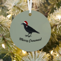 Merry Crowmas Christmas Crow