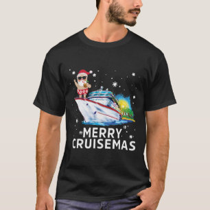 Merry Cruisemas 2021 Funny Christmas Santa T-Shirt