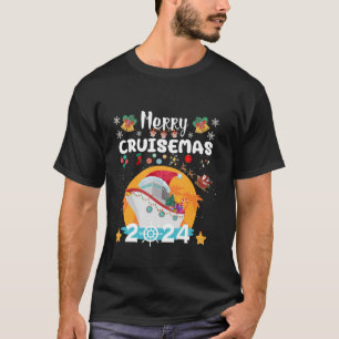 Merry Cruisemas 2024 Christmas Santa Cruise Ship H T-Shirt