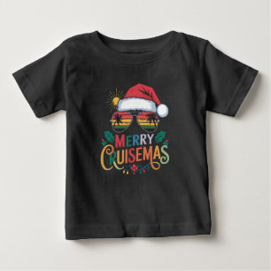 Merry Cruisemas 2024 Christmas Santa Reindeer  Baby T-Shirt