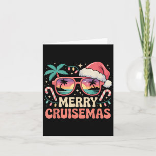 Merry Cruisemas 2025 2026 Christmas Santa Reindeer Card