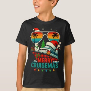 Merry Cruisemas 2025 Christmas Santa Snowman Funny T-Shirt