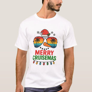 Merry Cruisemas 2025 Christmas Santa Snowman Funny T-Shirt