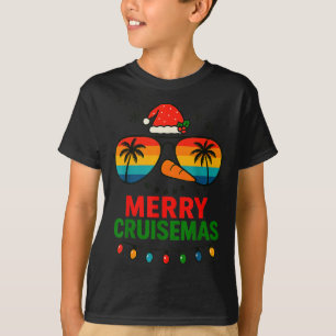 Merry Cruisemas 2025 Christmas Santa Snowman Funny T-Shirt