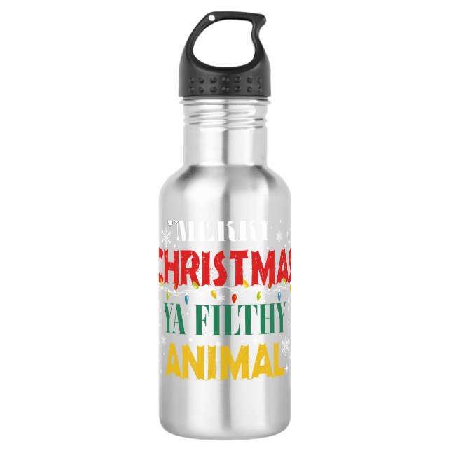 merry cruisemas 710 ml water bottle (Front)