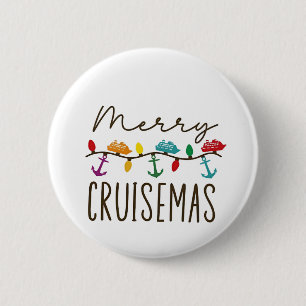 Merry Cruisemas Christmas Cruise Family Matching 6 Cm Round Badge