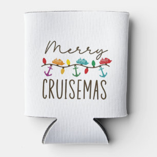 Merry Cruisemas Christmas Cruise Family Matching Can Cooler