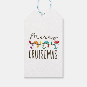 Merry Cruisemas Christmas Cruise Family Matching Gift Tags