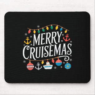 Merry Cruisemas Christmas Cruise S Family Cruisin Mouse Pad