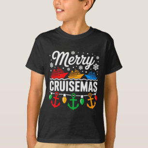 Merry Cruisemas Christmas Family Cruisin Funny Cru T-Shirt