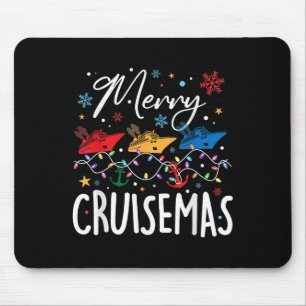 Merry Cruisemas Christmas Family Cruising Squad Xm Mouse Pad