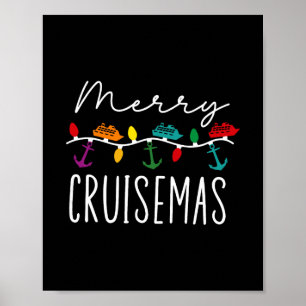 Merry Cruisemas Christmas Holiday Trip Family Matc Poster