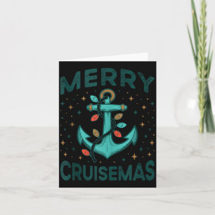 Merry Cruisemas Cruise Christmas Light Matching Fa Card