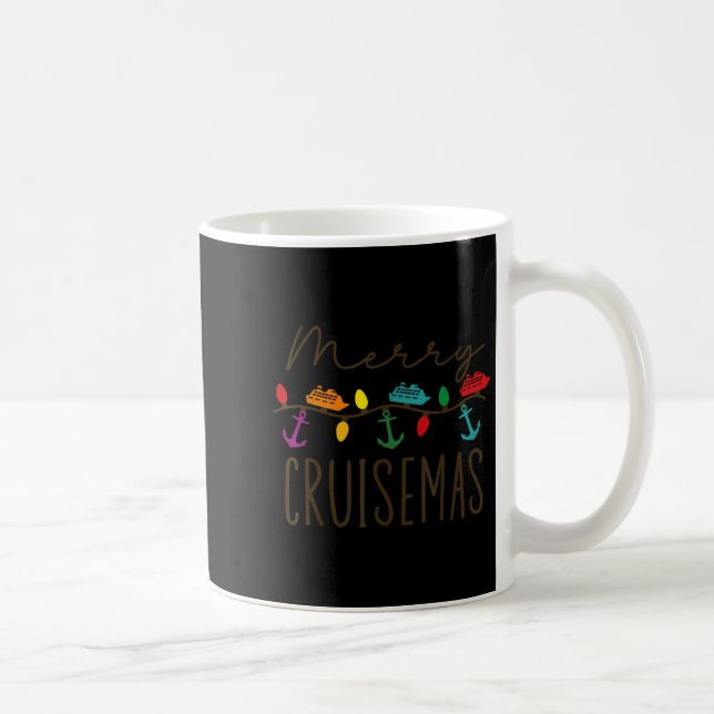 Merry Cruisemas Cruise Christmas Lights Matching F Coffee Mug (Right)