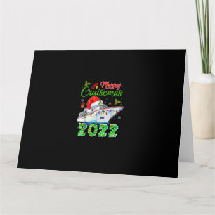 Merry Cruisemas Cruise Funny Christmas Family Xmas Card