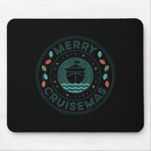 Merry Cruisemas Cruise Mas Matching Family Christm Mouse Pad