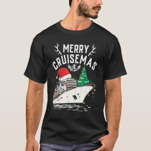 Merry Cruisemas Cruise Ship Family Christmas T-Shirt