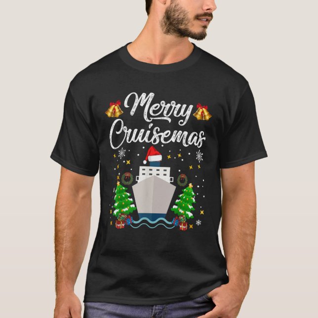 Merry Cruisemas Family Christmas 2019 on Cruise  T-Shirt (Front)