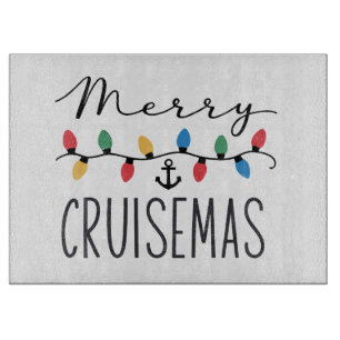 Merry Cruisemas Family Christmas Cruise Trip Cutting Board