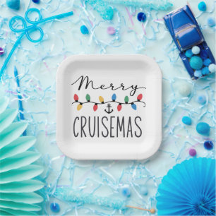 Merry Cruisemas Family Christmas Cruise Trip  Paper Plate