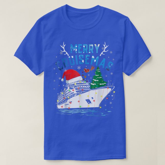 Merry Cruisemas Family Cruise Christmas 2022 Funny T-Shirt (Design Front)