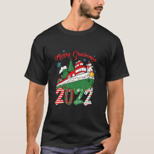 Merry Cruisemas Family Cruise Christmas 2022 Funny T-Shirt