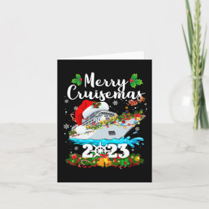 Merry Cruisemas Family Cruise Christmas 2023 Fun B Card
