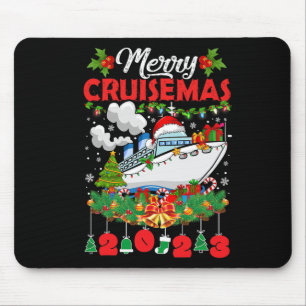 Merry Cruisemas Family Cruise Christmas 2023 Fun B Mouse Pad