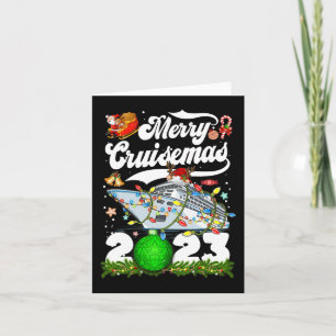 Merry Cruisemas Family Cruise Christmas 2023 Fun  Card