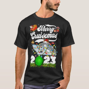 Merry Cruisemas Family Cruise Christmas 2023 Fun T-Shirt