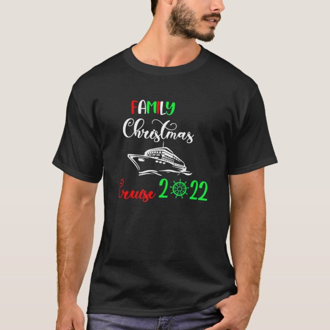 Merry Cruisemas Family Cruise Christmas  Boat Trip T-Shirt (Front)