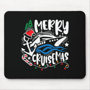 Merry Cruisemas Family Cruise Christmas Family Mouse Pad