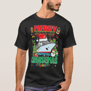 Merry Cruisemas Family Cruise Santa Christmas 2022 T-Shirt