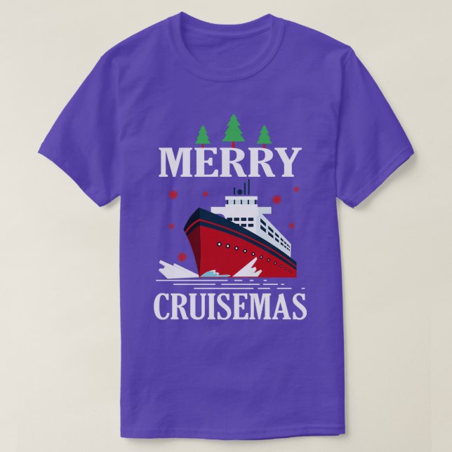 Merry Cruisemas Santa Cruise Ship Christmas 2022 T-Shirt (Design Front)