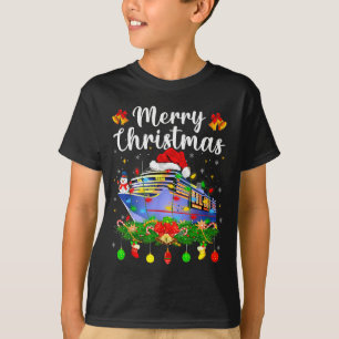 Merry Cruisemas Xmas Lighting Santa Cruise Ship Ch T-Shirt