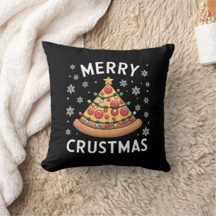 Merry Crustmas Pizza Christmas Tree Xmas Gifts  Cushion