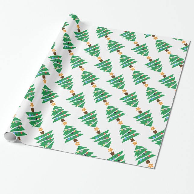 Merry Crypto-mas! Crypto Christmas Holiday Wrapping Paper (Unrolled)