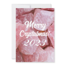 Merry Crystalmas 2023 Pink Rose Quartz Crystal