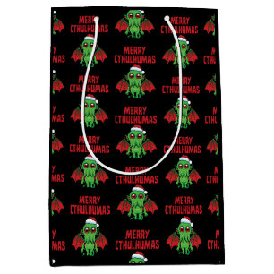 Merry Cthulhumas Seasons Greetings Medium Gift Bag