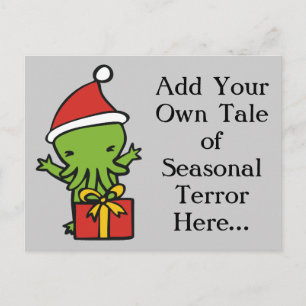 Merry Cthulmas Holiday Postcard