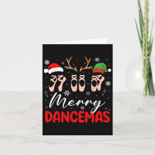 Merry Dancemas Christmas Ballet Scute Ss Cute Sss Card
