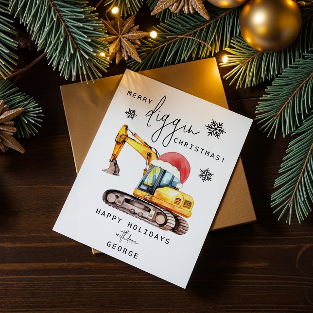 Merry Diggin Christmas Holiday Card (Creator Uploaded)