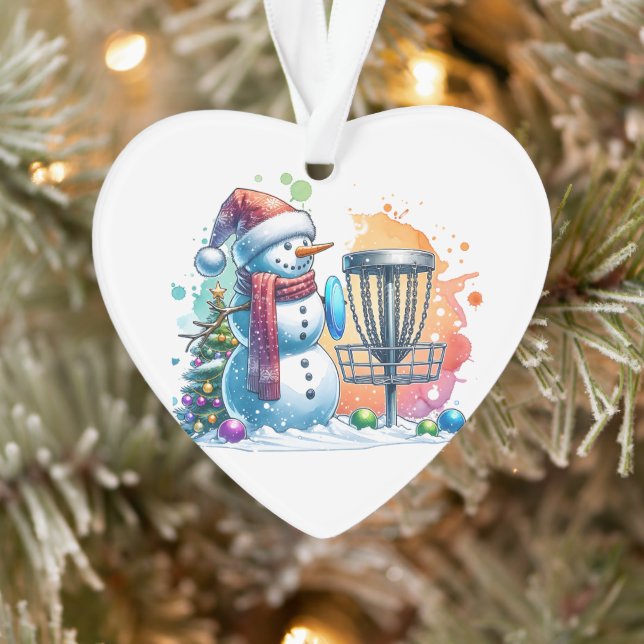 Merry Disc-mas | Disc Golf Personalised Christmas Ornament (Tree)