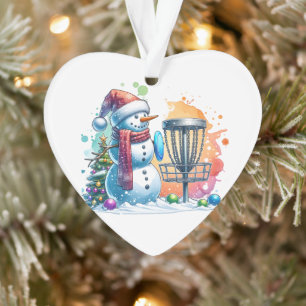 Merry Disc-mas   Disc Golf Personalized Christmas Ornament
