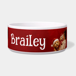 Merry Dog-Mas Cute Crimson Christmas  Dog Name 