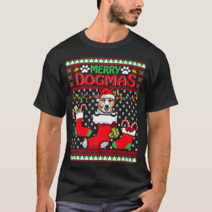 Merry Dogmas Pembroke Welsh Corgi Dog Ugly Christm T-Shirt
