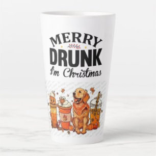 “Merry Drunk I’m Christmas” Humourous FesLatte Mu Latte Mug