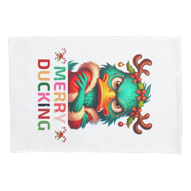 MERRY DUCKING PILLOWCASE (Front)