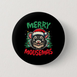 Merry Duckmas Funny Christmas Duck Lover 6 Cm Round Badge